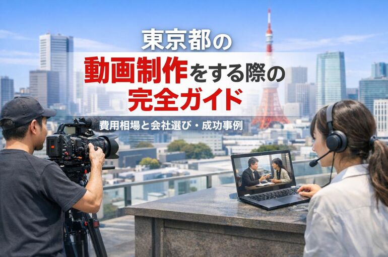 東京都で動画制作をする際の完全ガイド｜費用相場と会社選び・成功事例