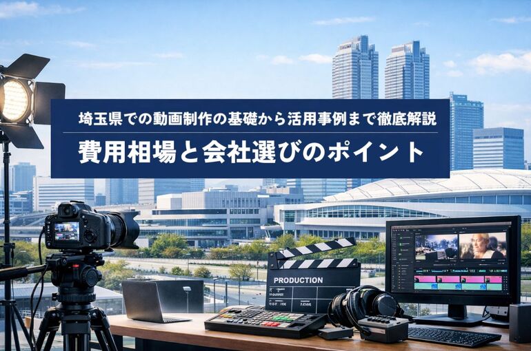 埼玉県での動画制作の基礎から活用事例まで徹底解説｜費用相場と会社選びのポイント