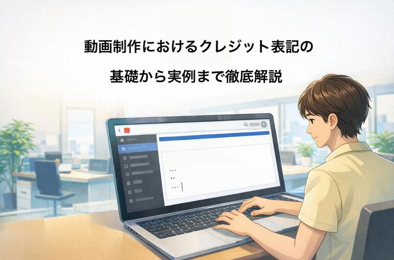 動画制作におけるクレジット表記の基礎から実例まで徹底解説