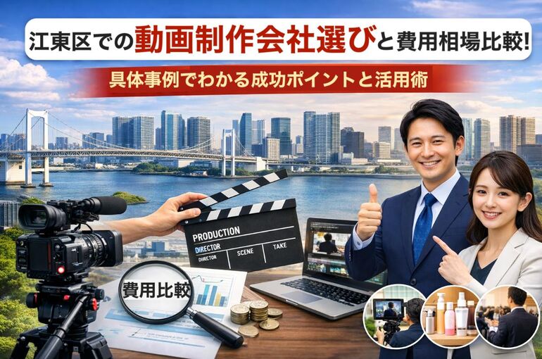 江東区での動画制作会社選びと費用相場比較！具体事例でわかる成功ポイントと活用術