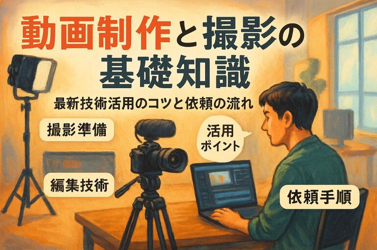 動画制作と撮影の基礎知識と最新技術活用ポイント徹底解説【料金相場と依頼手順も紹介】
