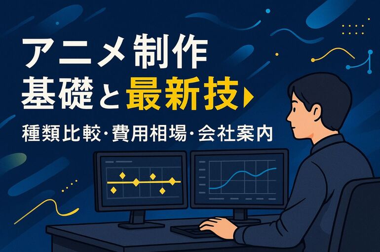 動画制作のアニメーション基礎と最新技術を徹底解説！種類別比較と費用相場・おすすめ会社まとめ
