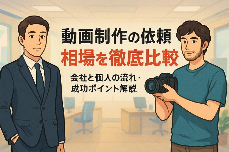 動画制作の依頼で相場を徹底比較｜会社と個人の流れ・成功ポイント解説