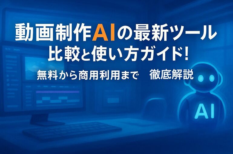 動画制作aiの最新ツール比較と使い方ガイド！無料から商用利用まで徹底解説