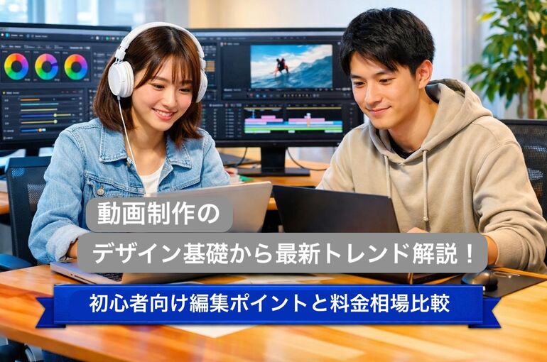 動画制作のデザイン基礎から最新トレンド解説｜初心者向け編集ポイントと料金相場比較