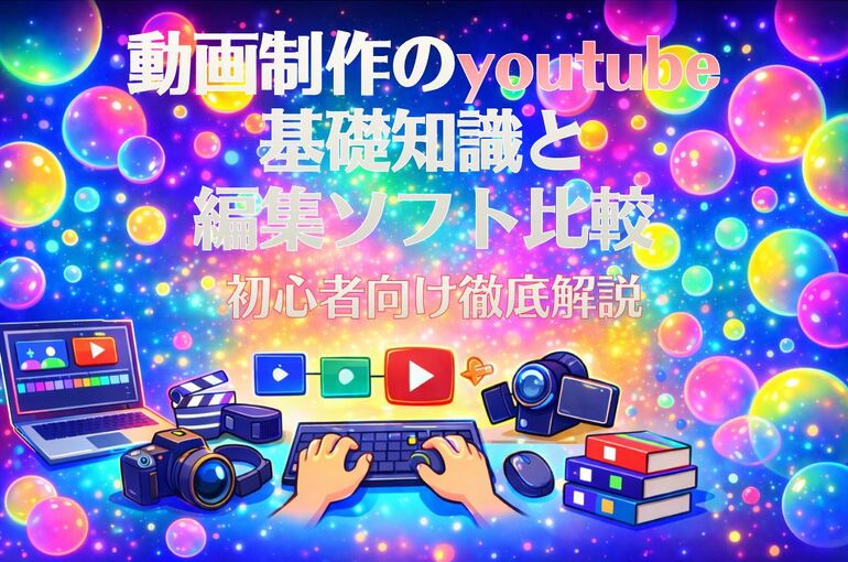 動画制作のyoutube基礎知識と編集ソフト比較初心者向け徹底解説