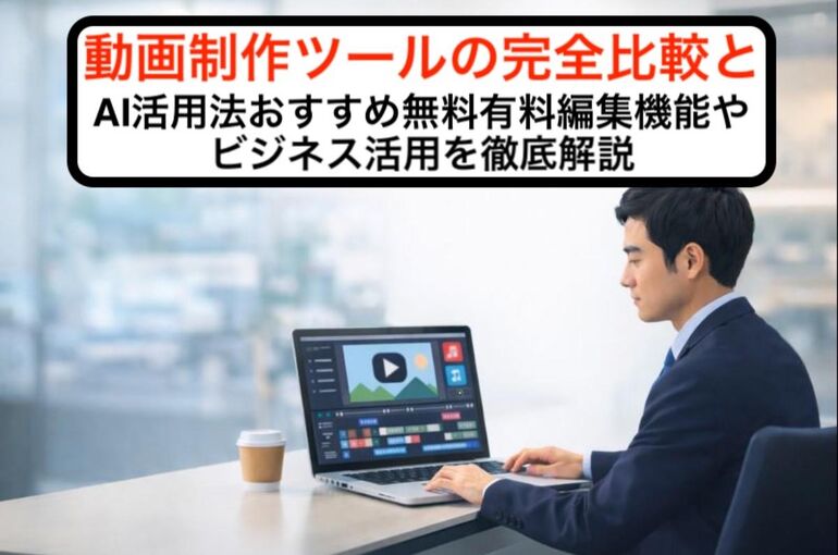 動画制作ツールの完全比較とAI活用法おすすめ無料有料編集機能やビジネス活用を徹底解説